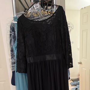 Black Lace Formal Dress